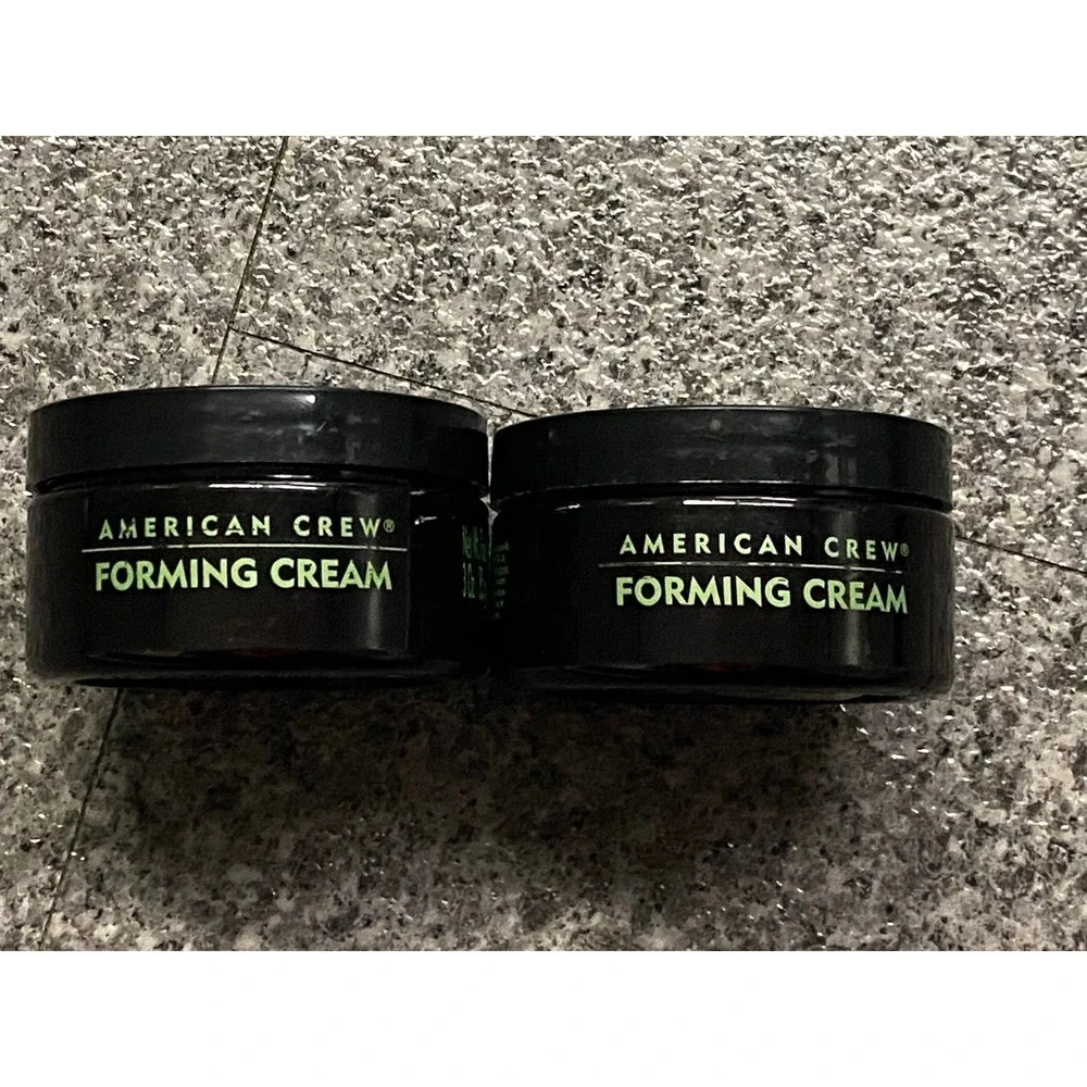 American Crew Forming Cream Men 3oz 2-Pack Medium Hold Shine new sealed